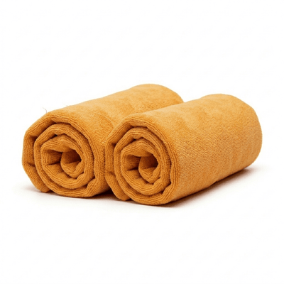 Multifunktionale Mikrofaser -Tücher Orangenreinigungskleidung für mehrere Zwecke (2 Stücke) - Orange