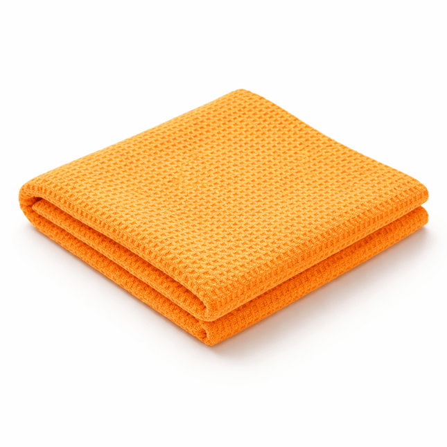 Glossio Glossio Oranje Glas Drogingsdoek met Wafelstructuur voor een Streeploos Resultaat NORGOS 1