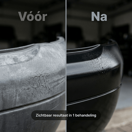 Glossio Glossio Plastic/Rubber Restore Premium Bumper en Rubber Kleurherstel 500ML - Langdurige Bescherming en Herstel voor Plastic en Rubber Auto Onderdelen Glansz 4