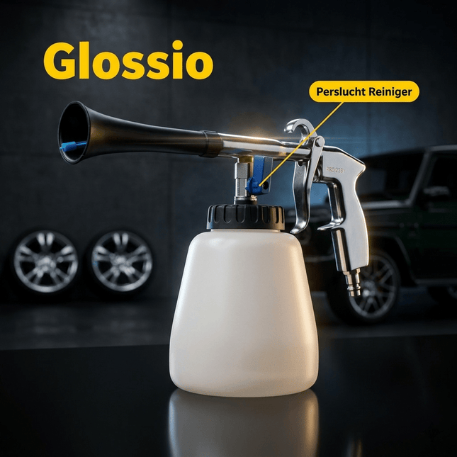 Glossio Glossio Professioneel Pneumatisch Reinigingspistool – Foamgun en Foamer voor Diepe Interieurreiniging – 1L AMiO 2