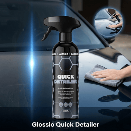 Glossio Glossio Quick Detailer 500ML Auto Lak Reiniger - Snelle Glans Bescherming en Stofverwijdering voor Lak en Kunststof Oppervlakken Zonder Strepen Glansz 2