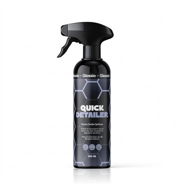 Glossio Glossio Quick Detailer 500ML Auto Lak Reiniger - Snelle Glans Bescherming en Stofverwijdering voor Lak en Kunststof Oppervlakken Zonder Strepen Glansz 1