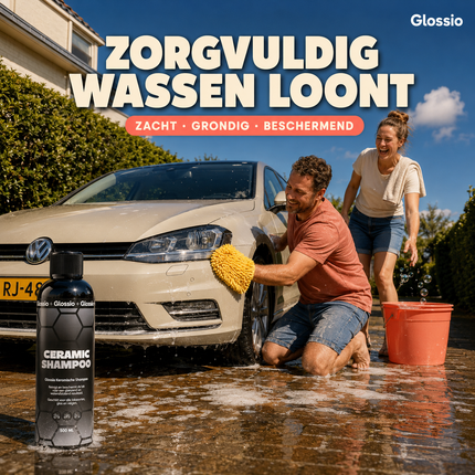 Glossio Shampoo Keramische Zeep 500ML – Productfoto 4