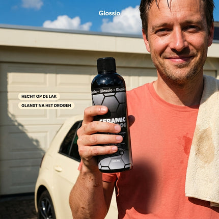 Glossio Shampoo Keramische Zeep 500ML – Productfoto 5