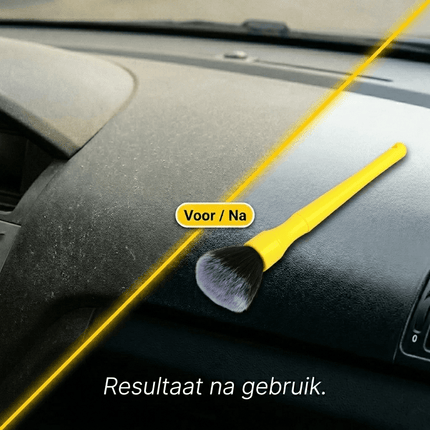 Glossio Glossio Ultrazachte Interieur Detail Kwast voor Krasvrije Reiniging Geel NORGOS 8