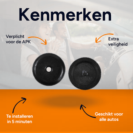 VCTparts Gordel Riem Afstand Stopper Clip Auto – Set van 2 – Voorkomt Wegglijdende Veiligheidsgordel – Snelle Montage Zonder Gereedschap – Universele Gordelklem – APK Geschikt – Comfort & Veiligheid NORGOS 2