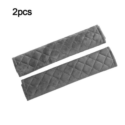 VCTparts Gordelbeschermer voor Schouder - Plunche Grijs (set) [Gordelhoes - Gordel Bescherming] NORGOS 1