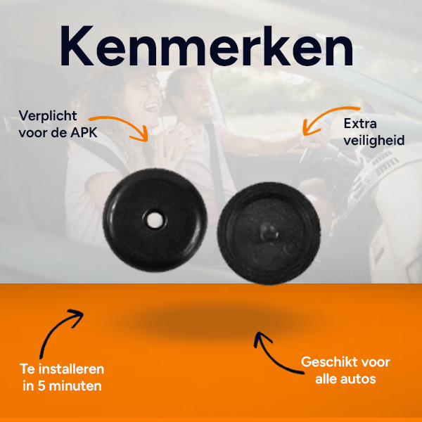 Gordel Riem Afstand Stopper Clip (2 SETJES) – Voorkom een Wegglijdende Autogordel - VCTparts.nl
