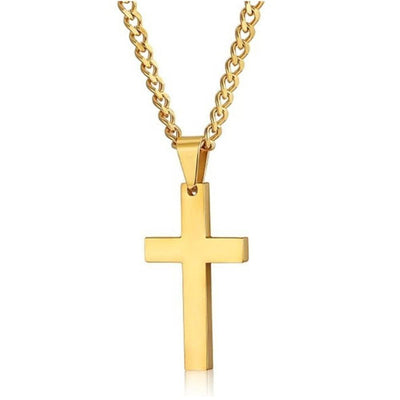 Gold Innenspiegel -Anhängerkreuz Rückspiegelkreuz