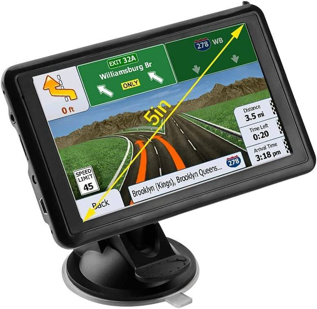 VCTparts GPS Navigatiesysteem Auto 5 Inch High Definition Satelliet - Europa Kaart 3D Mode 8Gb 256Mb NORGOS 2