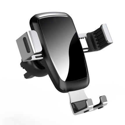 Wozinsky Gravity Smartphone Autohouder YC08 Voor Ventilatierooster - Zilveren Telefoonhouder Hurtel 3