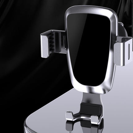 Wozinsky Gravity Smartphone Autohouder YC08 Voor Ventilatierooster - Zilveren Telefoonhouder Hurtel 7