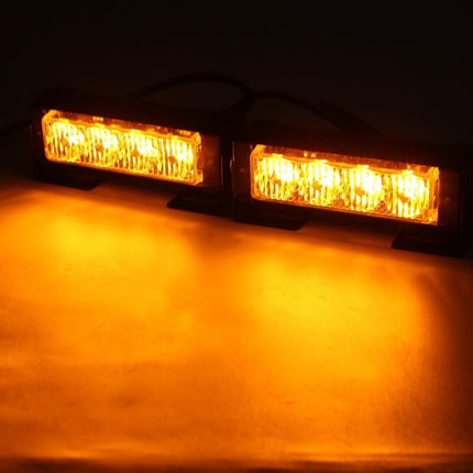 VCTparts Grill Flitsers Oranje/Geel LED Stroboscoop Zwaailichten – Krachtige Bumperflitsers voor Optimale Zichtbaarheid NORGOS 3
