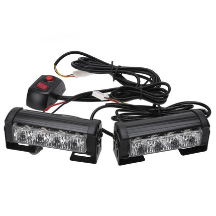 VCTparts Grill Flitsers Oranje/Geel LED Stroboscoop Zwaailichten – Krachtige Bumperflitsers voor Optimale Zichtbaarheid NORGOS 2