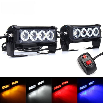 VCTparts Grill Flitsers Wit LED Stroboscoop Zwaailichten [Grillflitsers - Bumperflitsers] NORGOS 7