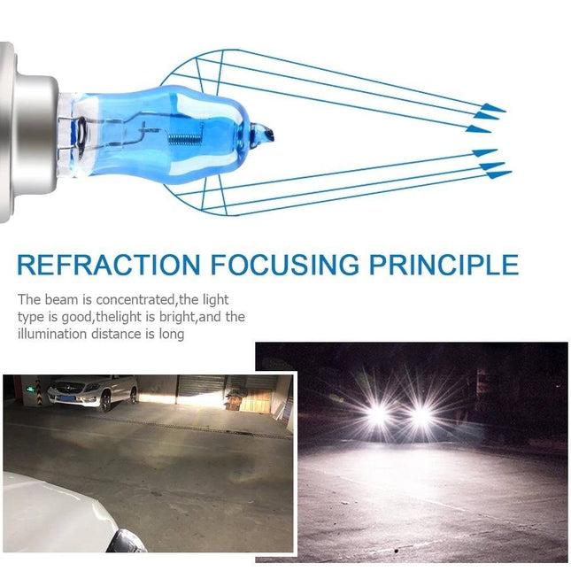 H4 Halogeen Dimlicht - Koplampen 6000K (set) - VCTparts.nl