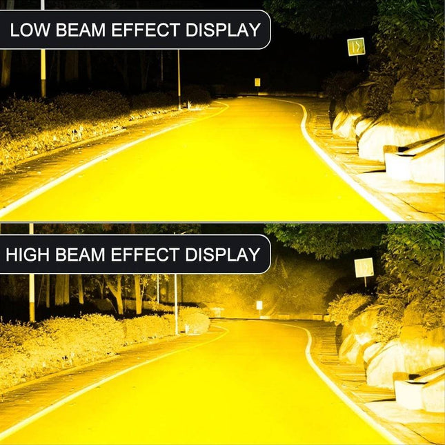 H4 Halogeen Koplampen Dimlicht 3000K Geel Licht (set 2 stuks) - VCTparts.nl