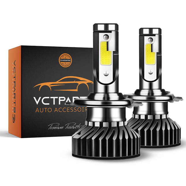 Bright Universal H4 LED 6500K Weiße Dimlights - Auto -Scheinwerfer (Set)