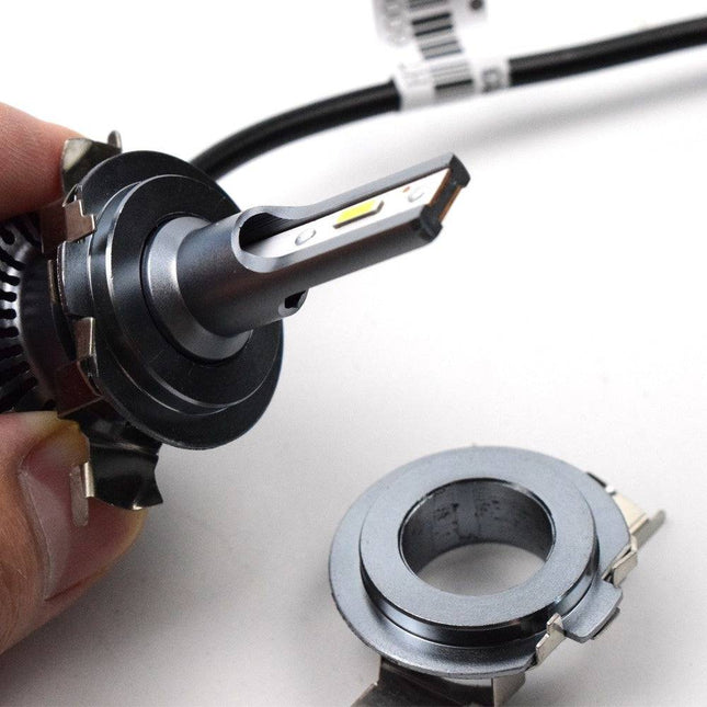 VCTparts H7 LED Adapter Fitting Houder – Lampvoet Converter voor Auto Koplamp (Set van 2) NORGOS 2