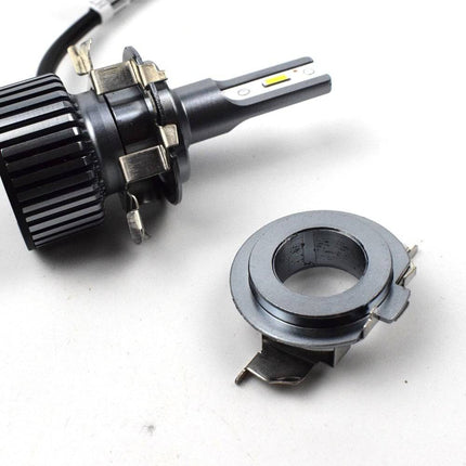 VCTparts H7 LED Adapter Fitting Houder – Lampvoet Converter voor Auto Koplamp (Set van 2) NORGOS 3
