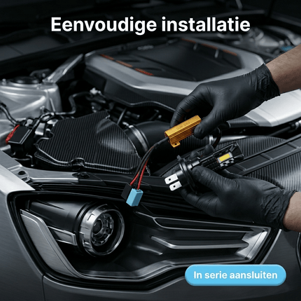 HaloVision Halovision H7 Halogeen naar LED Adapter Canbus Anti - Error Decoder 6 Ohm 50W Belastingsweerstand Set - Voorkom Foutmeldingen en Flikkering bij LED Verlichting HaloVision 5