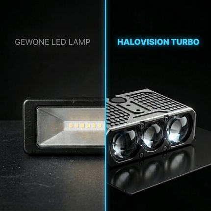 HaloVision Halovision Turbo LED Grill Verlichting - Set van 2 Triple Lens Matrix Laser Lampen 70W/100W - Auto en Offroad Voertuigen 12V-24V Combo Beam IP68 HaloVision 10