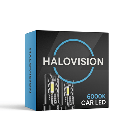 HaloVision Turbo LED Groot Licht + Koplampen H7 + H1 – 150W 30000Lm 6000K Helder Wit – Canbus Plug en Play Dimlicht + Grootlicht LED Set van 4 Autolampen - VCTparts.nl