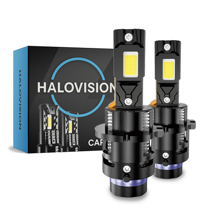 HaloVision HaloVision Turbo LED Koplampen D2S D2R – Xenon naar LED – 45W 30000Lm 6000K Helder Wit – Canbus Plug en Play LED Set van 2 Autolampen HaloVision 1