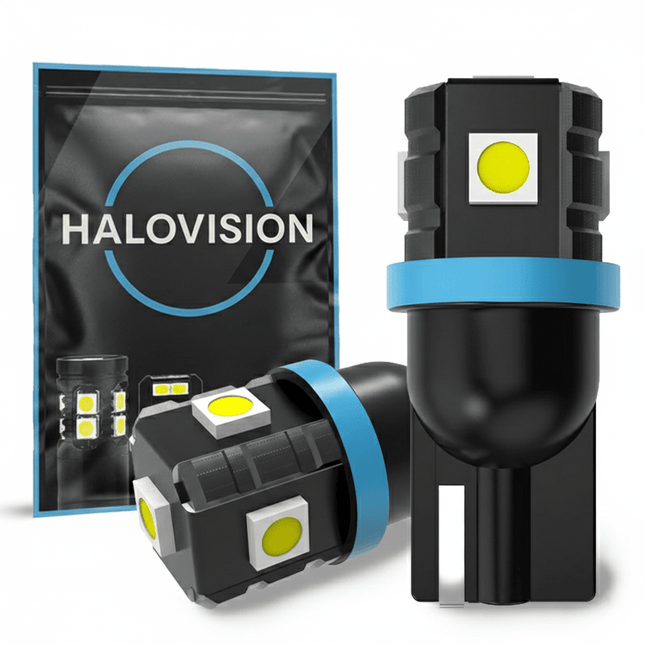 HaloVision HaloVision Turbo LED T10 W5W – Helder Wit 6000K - Canbus Plug en Play Interieur Stadslicht Parkeerlicht Kentekenverlichting LED Set van 2 Autolampen HaloVision 1