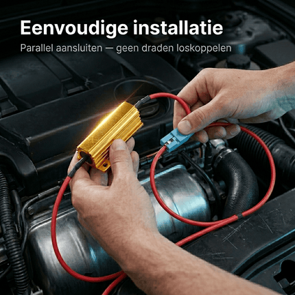 HaloVision Halovision Universele Halogeen naar LED Canbus Anti - Error Decoder Weerstand 6 Ohm 50W Set - Voorkom Foutmeldingen en Flikkering bij LED Verlichting HaloVision 8
