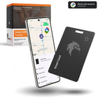 HawkDash Ultradunne Global GPS Android Tracker Card – Draadloos Opladen Waterdichte Smart Wallet Tracker Compatibel met Google Find My Device - VCTparts.nl