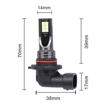 VCTparts HB4 9006 led Mistlicht 6000K - Mistlampen (set) [Fog Lights] NORGOS 3