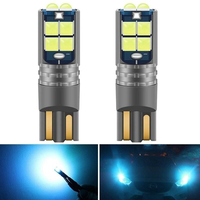 VCTparts High Power led T10 IJs Blauw - W5W (set) [Stadsverlichting - Parkeerverlichting - Kentekenverlichting - Interieurverlichting] NORGOS 8