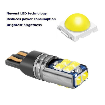 VCTparts High Power led T10 IJs Blauw - W5W (set) [Stadsverlichting - Parkeerverlichting - Kentekenverlichting - Interieurverlichting] NORGOS 4