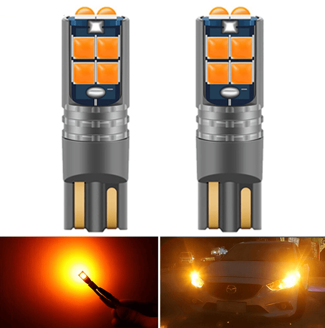 VCTparts High Power led T10 Oranje - W5W Verlichting (set) [Stadsverlichting - Parkeerverlichting - Kentekenverlichting - Interieurverlichting] NORGOS 7