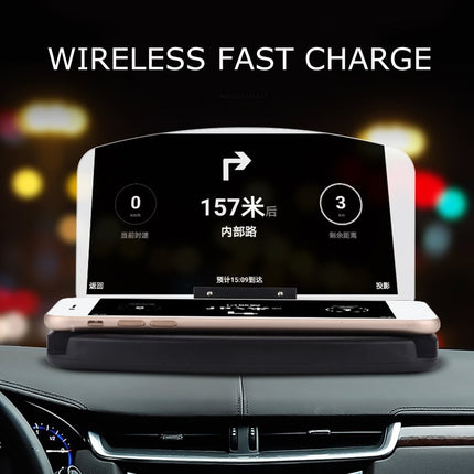 VCTparts HUD Head - up Display Mobiele Telefoonhouder GPS - navigatie Autosnelheidsprojector Autotelefoonstandaard Spiegeling Snelheid km/h NORGOS 5