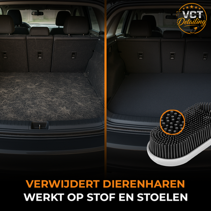VCTdetailing Huisdieren Haar Verwijder Borstel voor Interieur Bekleding en Vloermatten Grijs - VCTparts.nl