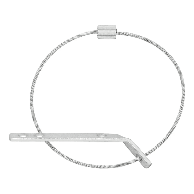 Hulpkoppeling met Steun en Stekkerhouder - Veiligheidskabel Breekkabel Trekhaakklem Beveiliging - VCTparts.nl