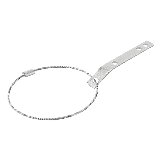 Hulpkoppeling met Steun en Stekkerhouder - Veiligheidskabel Breekkabel Trekhaakklem Beveiliging - VCTparts.nl