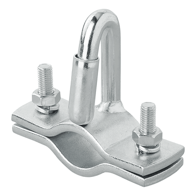 Hilfskupplung mit Feder für Anhänger und Schlepptab Silber - Sicherheitskabel und Brechen der Kabelsicherheit