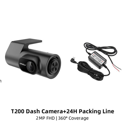 IMOU IMOU Dashcam T400 2K 1440P Auto Recorder met Continue Voeding (64gb) Zwart NORGOS 9