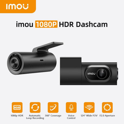 IMOU IMOU Dashcam T400 2K 1440P Auto Recorder met Continue Voeding (64gb) Zwart NORGOS 3