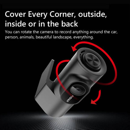 IMOU Dashcam T400 2K 1440P Auto Recorder met Continue Voeding (64gb) Zwart - VCTparts.nl