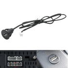 Inbouw 6 - pin naar USB Verlangkabel Convertor 100cm Midden Console Dop voor Autoradio naar Telefoon [Verlengsnoer Interface] - VCTparts.nl