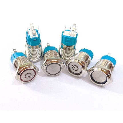 VCTparts Inbouw Schakelaar 12V Drukknop - Cirkel voor Elektrische Accessoires NORGOS 3