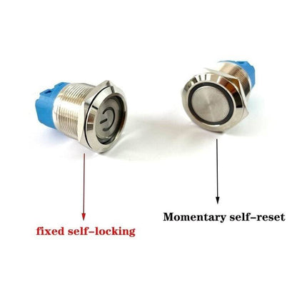VCTparts Inbouw Schakelaar 12V Drukknop - Cirkel voor Elektrische Accessoires NORGOS 4