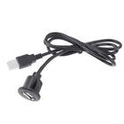 Inbouw USB naar USB Verlangkabel 100cm Midden Console Dop voor Autoradio naar Telefoon [Verlengsnoer Convertor Interface] - VCTparts.nl