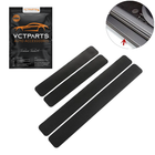 Carbon Fiber Deur Instaplijst Sticker - Wrap Folie Kras Bescherming (Set van 4 stuks) - VCTparts.nl