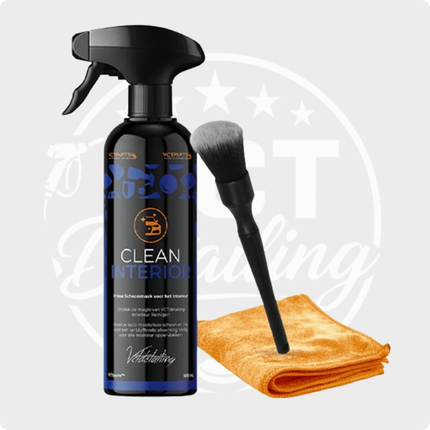 Combideal Clean Interior Interieurreiniger met Microvezel Doek en Detailing Brush - VCTparts.nl