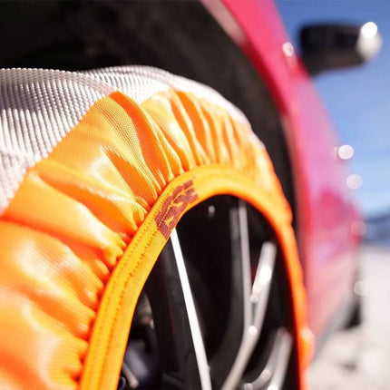 Isse Textiel sneeuwkettingen Super Wit-Oranje 58 S 2 stuks (set) - VCTparts.nl